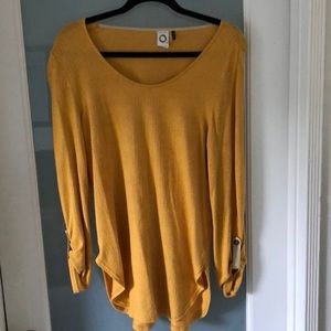 Anthropologie Akemi + Kin yellow shirt